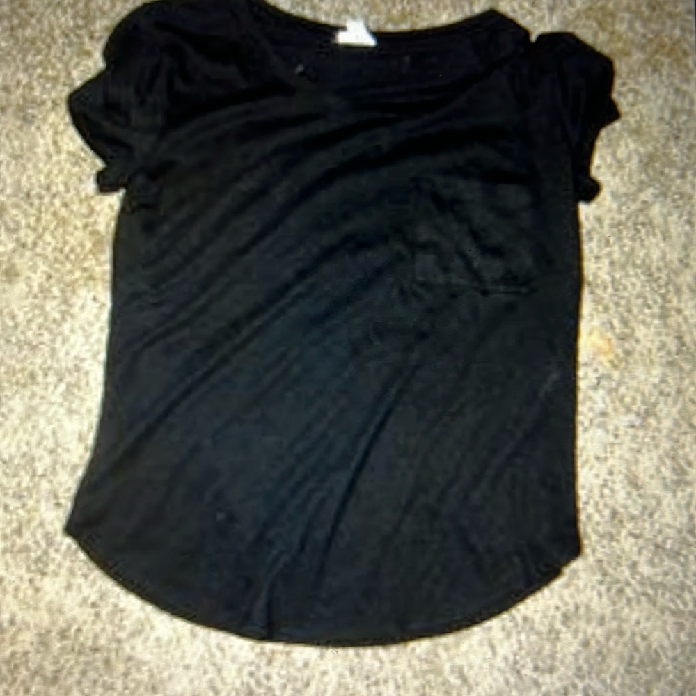 Junior/ Women Sizr X-Small - Two (2) Shirts by Garage : Black & Camo